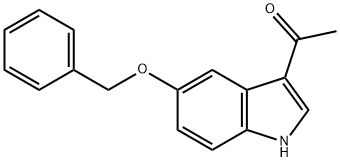 1-(5-(苄氧基)-1H-吲哚-3-基)乙-1-酮 结构式