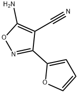 5-氨基-3-(2-呋喃)-4-异恶唑甲腈 结构式