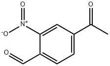 4-ACETYL-2-NITROBENZALDEHYDE 结构式