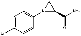 (S)-1-(4-BROMOPHENYL)AZIRIDINE-2-CARBOXAMIDE 结构式