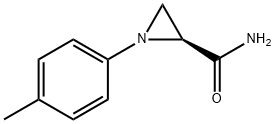 (S)-1-P-TOLYLAZIRIDINE-2-CARBOXAMIDE 结构式