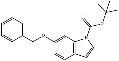 1-Boc-6-苄氧基吲哚 结构式