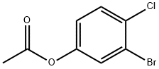 1-ACETOXY-3-BROMO-4-CHLOROBENZENE 结构式