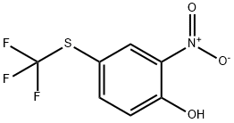 2-硝基-4-((三氟甲基)硫基)苯酚 结构式