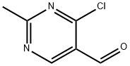 4-chloro-2-methylpyrimidine-5-carbaldehyde 结构式