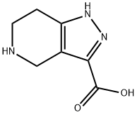 4,5,6,7-四氢-1H-吡唑并[4,3-C]吡啶-3-羧酸盐酸盐 结构式