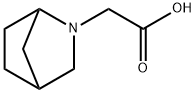 2-氮杂双环[2.2.1]庚烷-2-乙酸 结构式