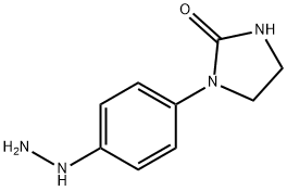 1-(4-HYDRAZINO-PHENYL)-IMIDAZOLIDIN-2-ONE 结构式