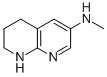 (5,6,7,8-Tetrahydro-[1,8]naphthyridin-3-yl)-methylamine 结构式