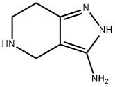 4,5,6,7-tetrahydro-1H-pyrazolo[4,3-c]pyridin-3-Amine 结构式