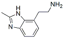 1H-Benzimidazole-7-ethanamine,  2-methyl- 结构式
