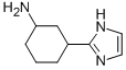 Cyclohexanamine,  3-(1H-imidazol-2-yl)- 结构式
