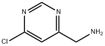 (6-氯嘧啶-4-基)甲胺 结构式
