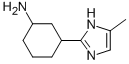 Cyclohexanamine,  3-(5-methyl-1H-imidazol-2-yl)- 结构式