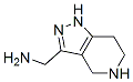 1H-Pyrazolo[4,3-c]pyridine-3-methanamine,  4,5,6,7-tetrahydro- 结构式