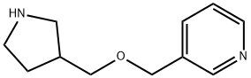 3 - ((吡咯- 3 - 基-甲氧基)甲基)吡啶 结构式