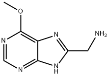 9H-Purine-8-methanamine,  6-methoxy- 结构式