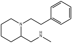 N-METHYL-N-(2-PHENYLETHYL)-2-PIPERIDINEMETHANAMINE 结构式