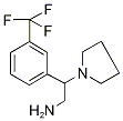 2-Pyrrolidin-1-yl-2-(3-trifluoromethyl-phenyl)-ethylamine 结构式