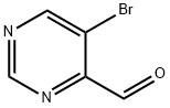 5-溴-4-嘧啶甲醛 结构式