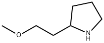 2-(2-甲氧基乙基)吡咯烷 结构式
