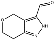 Pyrano[4,3-c]pyrazole-3-carboxaldehyde,  2,4,6,7-tetrahydro- 结构式