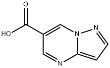 PYRAZOLO[1,5-A]PYRIMIDINE-6-CARBOXYLIC ACID 结构式