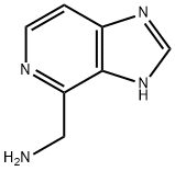 1H-咪唑并[4,5-C]吡啶-4-基甲胺 结构式