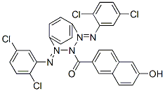 2-Naphthalenecarboxamide, N,N'-1,4-phenylenebis[(2, 5-dichlorophenyl)azo]-6-hydroxy- 结构式