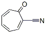 7-Oxo-1,3,5-cycloheptatriene-1-carbonitrile 结构式