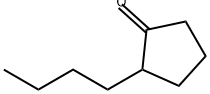 2-丁基环戊酮 结构式