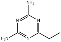 6-乙基-1,3,5-三嗪-2,4-二胺 结构式