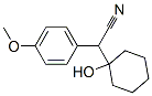 1-羟基环己基-4-甲氧基苯乙腈 结构式