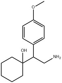 1-[2-氨基-1-(4-甲氧基苯基)乙基]环己醇 结构式