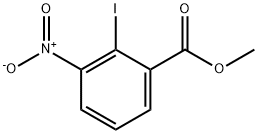 2-碘-3-硝基苯甲酸甲酯 结构式