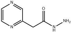 2-Pyrazineacetic  acid,  hydrazide 结构式