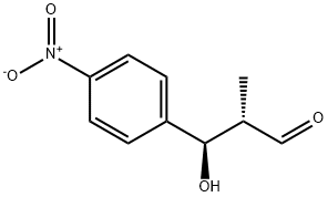 (ALPHAS,BETAR)-BETA-羟基-ALPHA-甲基-4-硝基苯丙醛 结构式