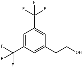 2-(3,5-双(三氟甲基)苯基)乙烷-1-醇 结构式