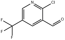 2-氯-5-(三氟甲基)吡啶-3-甲醛 结构式