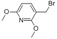 3-(溴甲基)-2,6-二甲氧基吡啶 结构式