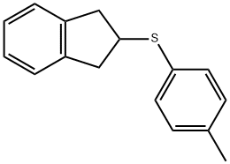 2-[(4-Methylphenyl)sulfanyl]indane 结构式