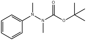 TERT-BUTYL 1,2-DIMETHYL-2-PHENYLHYDRAZINE-1-CARBOXYLATE 结构式