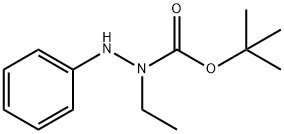 TERT-BUTYL 1-ETHYL-2-PHENYLHYDRAZINE-1-CARBOXYLATE 结构式