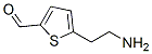 2-Thiophenecarboxaldehyde, 5-(2-aminoethyl)- (9CI) 结构式
