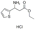 3-氨基-3-噻吩-2-基丙酸盐酸盐乙基 结构式