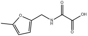 Acetic  acid,  2-[[(5-methyl-2-furanyl)methyl]amino]-2-oxo- 结构式