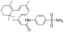 N-(4-aminosulfonylphenyl)retinamide 结构式