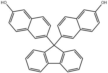 2-萘OL, 6,6'-(9H-芴-9-亚基)双- 结构式