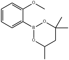 2-(2-Methoxyphenyl)-4,4,6-trimethyl-1,3,2-dioxaborinane 结构式