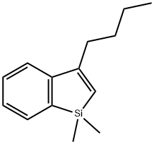 3-BUTYL-1,1-DIMETHYL-1H-BENZO[B]SILOLE 结构式